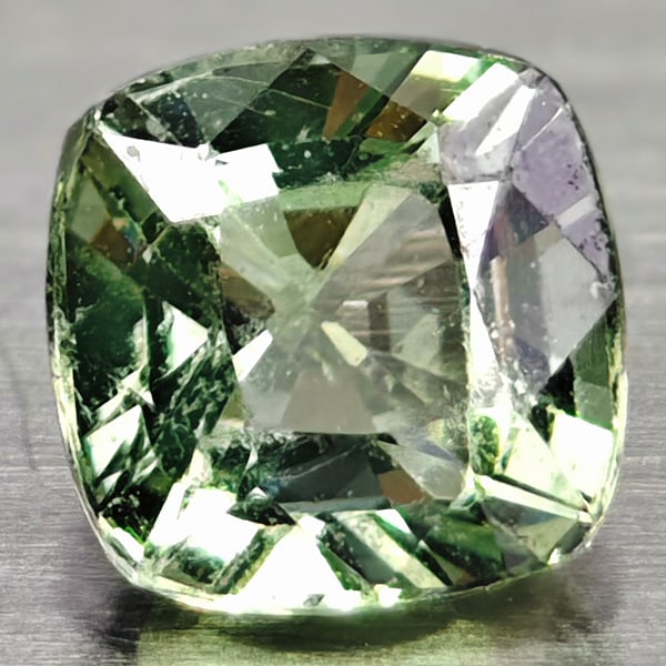Natural Green Sapphire 0.60 Ct. Cushion Shape 4.5 Mm Gemstone from Thailand (1 of 3)