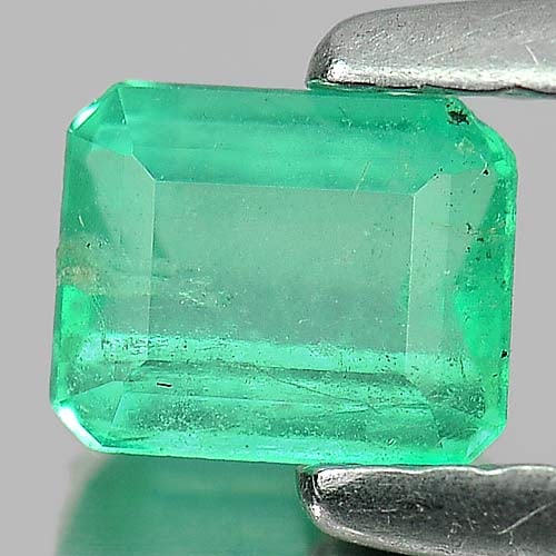 Natural Green Emerald 0.41 Ct. Octagon Shape 5 x 4 Mm. Gemstone From Columbia: Product ID: 802403141 Product Name: Natural Emerald Weight: 0.41 CT. Size: 5 x 4 x 2.7 MM. Shape: Octagon Color: Green Clarity:SI Luster: Good Gems Origin: Columbia Treatment: Unheated Crystal Structu