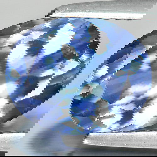 Natural Violetish Blue Tanzanite 2.64 Ct. VVS Oval Shape 10 x 8 Mm. Gemstone From Tanzania: Product ID: 807009375 Product Name: Natural Tanzanite Weight: 2.64 CT. Size: 10 x 8 x 4.7 MM. Shape: Oval Color: Blue Clarity:VVS Luster: Good Gems Origin: Tanzania Treatment: Heated Crystal Structure