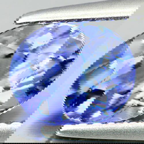 Natural Violetish Blue Tanzanite 1.36 Ct. Clean Oval Shape 7.6 x 6.2 Mm Gemstone From Tanzania (1 of 3)