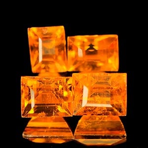 Natural Orange Spessartine Garnet 1.78 Ct. 4 Pcs Baguette Shape 4.4 x 3.6 Mm Gemstone From Nigeria: Product ID: 802923573 Product Name: Natural Spessartine Weight: 1.78 CT. Size: 4.4 x 3.6 x 3.4 MM. Shape: Baguette Color: Orange Clarity:SI Luster: Good Gems Origin: Nigeria Treatment: Unheated Crysta