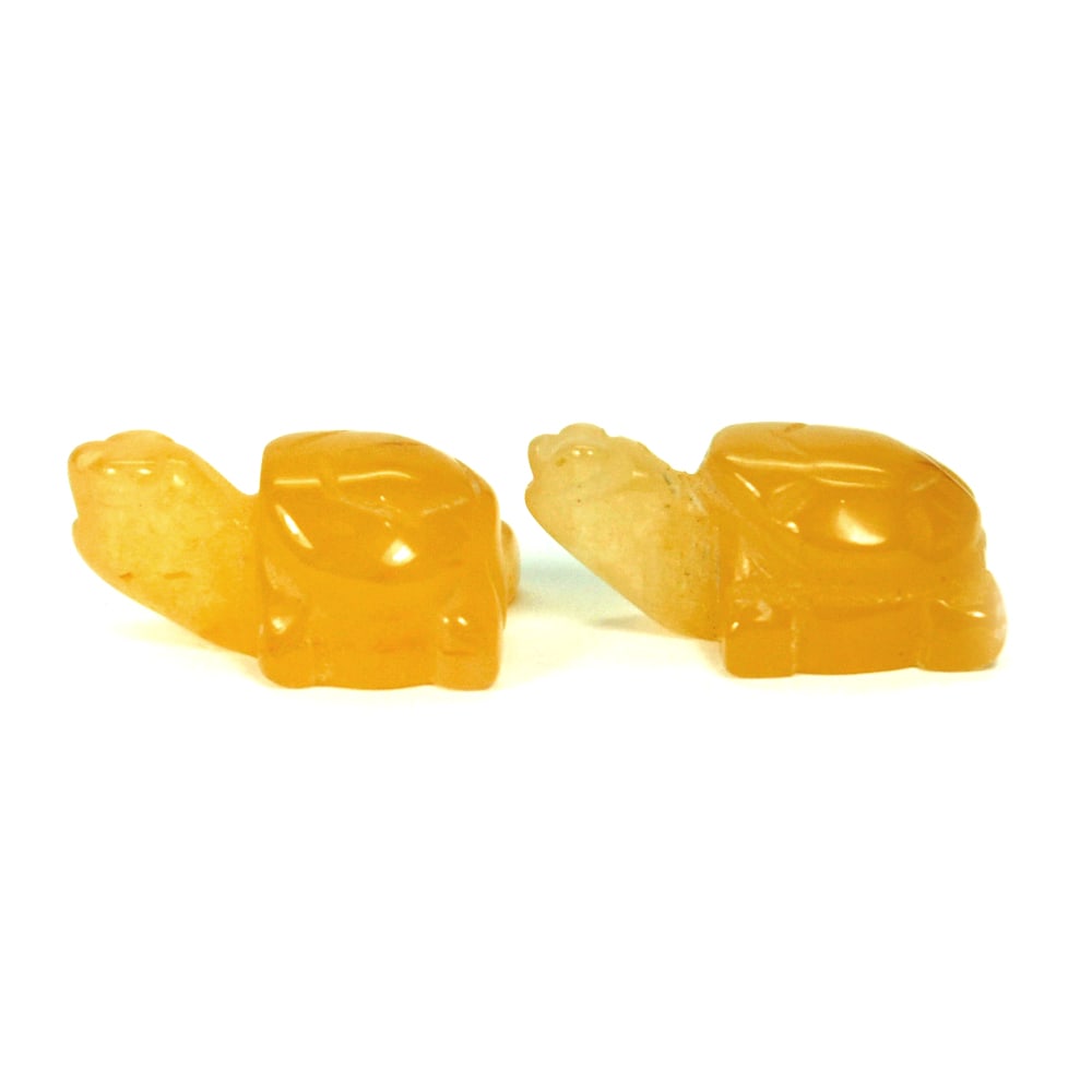 Natural Honey Jade 35.72 Ct. Turtle Carving 2 Pcs. Size 14 x 22 x 10 Mim.: Product ID: 818102540 Product Name: Natural Gemstones Weight: 35.72 CT. Size: 14 x 22 x 10 MM. Shape: Caving Color: brown Honey Clarity:Opaque Luster: Good Gems Origin: Burma Treatment: Unheated Cryst