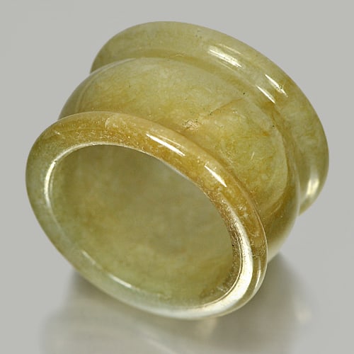 Natural Multi-Color Jade Ring 52.19 Ct. Size 10 Gemstone Unheated (1 of 3)