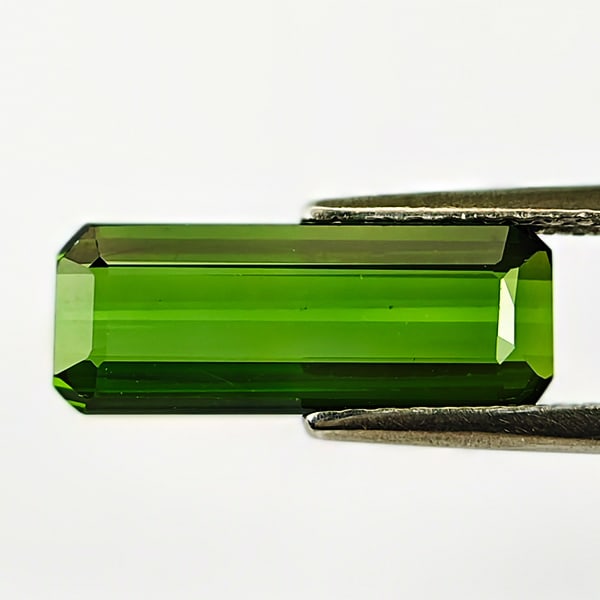 Natural Green Tourmaline 2.14 Ct. Octagan Shape 13.7 x 5.2 Mm Gemstone From Nigeria: Product ID: 807250236 Product Name: Natural Tourmaline Weight: 2.14 CT. Size: 13.7 x 5.2 x 2.9 MM. Shape: Octagon Color: Green Clarity:VSI Luster: Good Gems Origin: Nigeria Treatment: Unheated Crystal