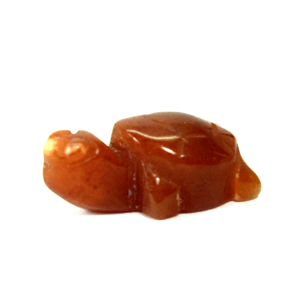 Natural Honey Jade 17.60 Ct. Turtle Carving Size 12 x 22 x 10 Mm.: Product ID: 818102526 Product Name: Natural Gemstones Weight: 17.60 CT. Size: 12 x 22 x 10 MM. Shape: Caving Color: brown Honey Clarity:Opaque Luster: Good Gems Origin: Burma Treatment: Unheated Cryst