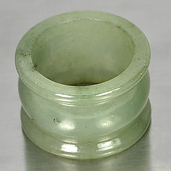 Natural Green Jade Ring 51.94 Ct. Size 9.5 Unheated Gemstone: Product ID: 819808817 Product Name: Natural Jade Weight: 51.94 CT. Size: 26 x 26 x 17 MM. Shape: See As On Picture Color: White Green Clarity:Opaque Luster: Good Gems Origin: Thailand Treatment: Unhea