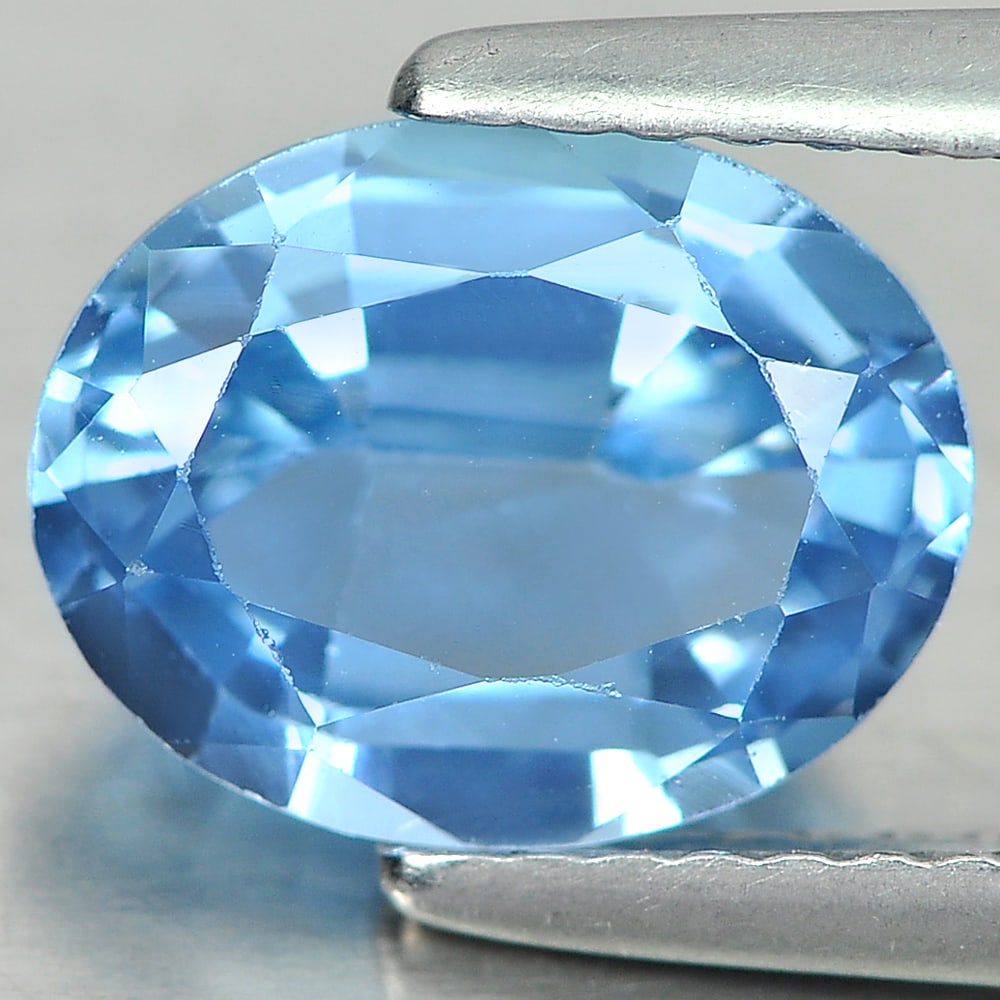 Natural Swiss Blue Topaz 2.48 Ct. Oval Shape 9.3 x 7.3 Mm Gemstone From Brazil: Product ID: 807167290 Product Name: Natural Blue Topaz Weight: 2.48 CT. Size: 9.3 x 7.3 x 4.5 MM. Shape: Oval Color: Blue Clarity:SI1 Luster: Good Gems Origin: Brazil Treatment: Treated Crystal Struct