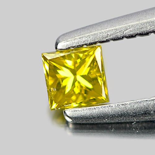 Natural Yellow Loose Diamond 0.10 Ct. Baguette Princess Cut 2.6 x 2.7 x 2 Mm.: Product ID: 802103409 Product Name: Natural Enhanced Diamond Weight: 0.12 CT. Size: 2.6 x 2.7 x 2 MM. Shape: Baguette Princess Cut Color: Yellow Clarity:SI1 Luster: Scintillating Gems Origin: Belgium