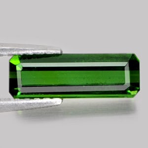 Natural Green Tourmaline 1.32 Ct. VVS Octagon Shape 11.4 x 3.9 Mm. Unheated Gemstones: Product ID: 807242411 Product Name: Natural Tourmaline Weight: 1.32 CT. Size: 11.4 x 3.9 x 3.1 MM. Shape: Octagon Color: Green Clarity:VVS Luster: Good Gems Origin: Nigeria Treatment: Unheated Crystal