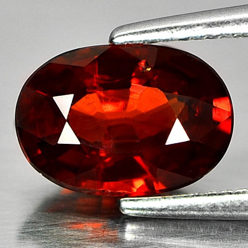 Natural Reddish Orange Spessartine Garnet 1.64 Ct. Oval Shape 8.3 x 5.8 Mm Gemstone From Nigeria: Product ID: 802919482 Product Name: Natural Spessartine Weight: 1.64 CT. Size: 8.3 x 5.8 x 3.8 MM. Shape: Oval Color: Reddish Orange Clarity:SI1 Luster: Good Gems Origin: Nigeria Treatment: Unheated C