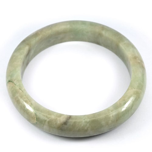 Natural Gem Multi-Color Color Jade Bangle Diameter 63 mm. Unheated 388.58 Ct. (1 of 3)
