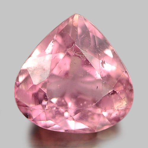 Natural Pink Tourmaline 0.80 Ct. Pear Shape 6.2 x 6.1 Mm Gemstone From Nigeria: Product ID: 807246858 Product Name: Natural Tourmaline Weight: 0.80 CT. Size: 6.2 x 6.1 x 3.7 MM. Shape: Pear Color: Pink Clarity:VSI Luster: Good Gems Origin: Nigeria Treatment: Unheated Crystal Stru