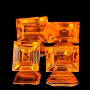 Natural Orange Spessartine Garnet 1.80 Ct. 4 Pcs Baguette Shape 4.1 x 3.7 Mm Gemstone From Nigeria: Product ID: 802923597 Product Name: Natural Spessartine Weight: 1.80 CT. Size: 4.1 x 3.7 x 2.3 to 4.6 x 3.7 x MM. Shape: Baguette Color: Orange Clarity:VSI Luster: Good Gems Origin: Nigeria Treatment: