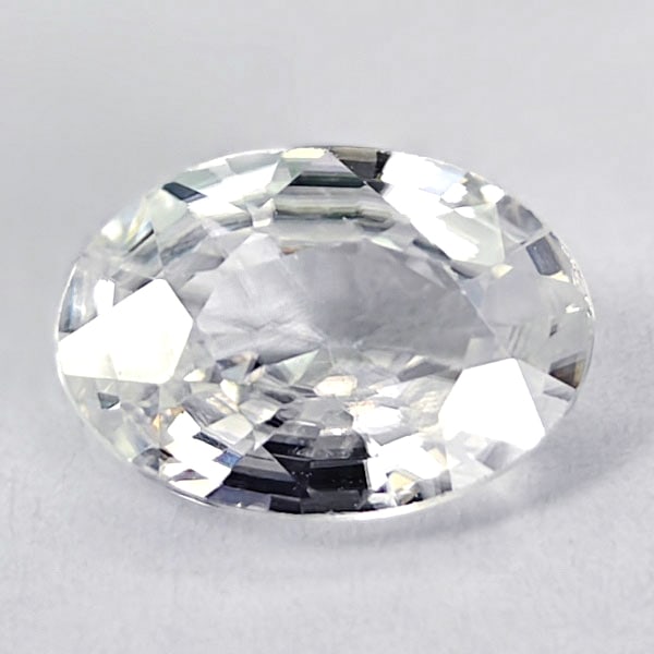 Natural White Zircon 1.07 Ct. Oval Shape 7.1 x 5.1 Mm. Gemstone From Cambodia: Product ID: 807742857 Product Name: Natural Zircon Weight: 1.07 CT. Size: 7.1 x 5.1 x 2.9 MM. Shape: Oval Color: White Clarity:VSI Luster: Good Gems Origin: Cambodia Treatment: Heated Crystal Structur