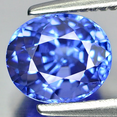 Natural Violetish Blue Tanzanite 1.31 Ct. Clean Oval Shape 5.8 x 4.9 Mm Gemstone From Tanzania: Product ID: 807006596 Product Name: Natural Tanzanite Weight: 1.31 CT. Size: 5.8 x 4.9 x 4.3 MM. Shape: Oval Color: Violetish Blue Clarity:IF Luster: Very Good Gems Origin: Tanzania Treatment: Heated