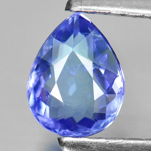Natural Violetish Blue Tanzanite 0.57 Ct. Pear Shape 6 x 4.7 Mm. Gemstone From Tanzania: Product ID: 807007332 Product Name: Natural Tanzanite Weight: 0.57 CT. Size: 6 x 4.7 x 2.7 MM. Shape: Pear Color: Violetish Blue Clarity:SI Luster: Good Gems Origin: Tanzania Treatment: Heated Crystal