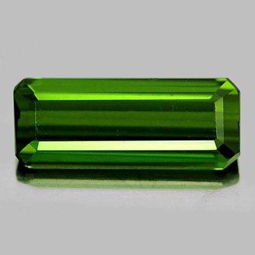 Natural Green Tourmaline 0.87 Ct. Clean Octagon Shape 9.4 x 3.8 Mm. Gemstone From Nigeria: Product ID: 807245631 Product Name: Natural Tourmaline Weight: 0.87 CT. Size: 9.4 x 3.8 x 2.4 MM. Shape: Octagon Color: Green Clarity:IF Luster: Very Good Gems Origin: Nigeria Treatment: Unheated Crys