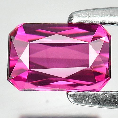 Natural Pink Tourmaline 0.87 Ct. VVS Octagon Shape  6.7 x 4.4 Mm. Gemstone Unheated From Nigeria (1 of 3)
