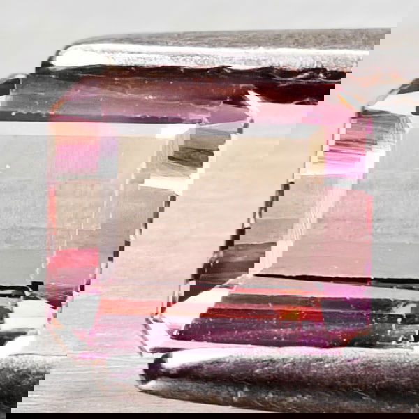 Natural Peach Pink Tourmaline 1.15 Ct. VVS Octagon Shape 5.6 x 5.2 Mm Gemstone From Nigeria (1 of 3)