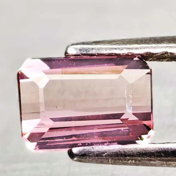 Natural Pink Tourmaline 0.88 Ct. VVS Octagon Shape 6.7 x 4.7 Mm Gemstone From Nigeria (1 of 3)