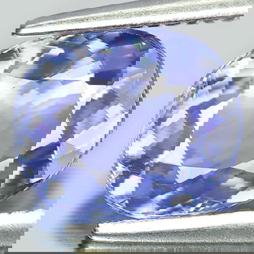 Natural Violetish Blue Tanzanite 1.50 Ct. Oval Shape 8 x 6.8 Mm Gemstone From Tanzania: Product ID: 807006122 Product Name: Natural Tanzanite Weight: 1.50 CT. Size: 8 x 6.8 x 3.7 MM. Shape: Oval Color: Blue Clarity:SI Luster: Good Gems Origin: Tanzania Treatment: Heated Crystal Structure