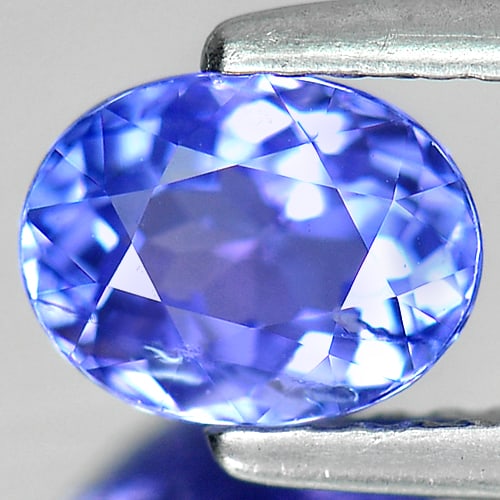 Natural Violetish Blue Tanzanite 1.10 Ct. Oval Shape 6.8 x 5.3 Mm. Gemstone From Tanzania: Product ID: 807004545 Product Name: Natural Tanzanite Weight: 1.10 CT. Size: 6.8 x 5.3 x 4.2 MM. Shape: Oval Color: Blue Clarity:SI Luster: Good Gems Origin: Tanzania Treatment: Heated Crystal Structu