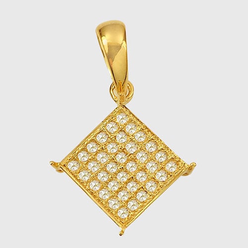 Natural White Loose Diamond 10K Yellow Gold Pendant Jewelry 0.63 G.: Jewelry Setting Metal: 10 K Solid Gold Jewelry Weight: 0.63 Grams. Diamond Details Product ID: 550000007 Product Name: Gold Jewelry Pendant Total Diamond Weight: 0.63 CT. Diamond Size: 1 x 1 MM. Shape