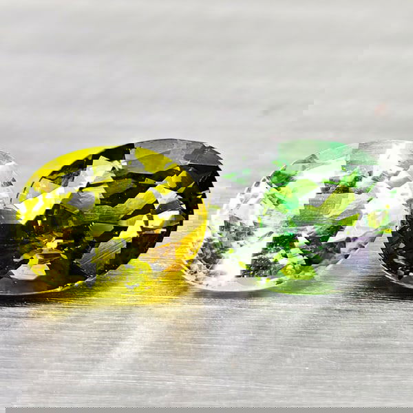 Natural Fancy Color Songea Sapphire 1.60 Ct. 2 Pcs Oval Shape 6.1 x 4.9 Mm Gemstones From Tanzania (1 of 3)