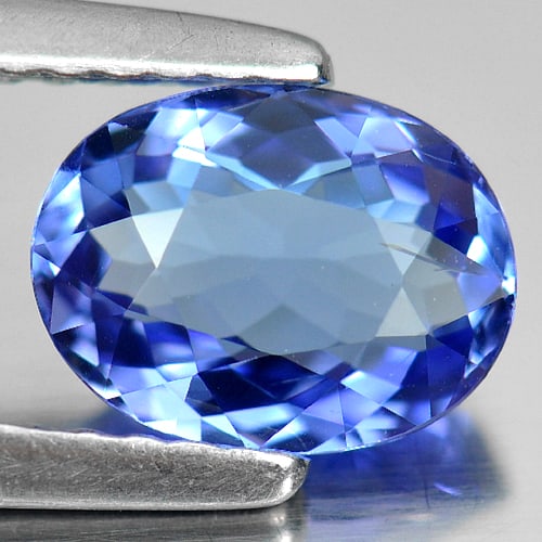 Certified Violetish Blue Tanzanite 1.21 Ct. Oval Shape 7.69 x 5.83 Mm. Natural Gemstone From: Product ID: 807004406 Product Name: Natural Tanzanite Weight: 1.21 CT. Size: 7.69 x 5.83 x 3.38 MM. Shape: Oval Color: Blue Clarity:VSI Luster: Very Good Gems Origin: Tanzania Treatment: Heated Crysta