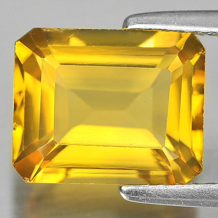 Natural Yellow Citrine 2.97 Ct. Octagon Shape 10 x 8 Mm. Gemstone Unheated From Brazil: Product ID: 801813316 Product Name: Natural Citrine Weight: 2.97 CT. Size: 10 x 8 x 5 MM. Shape: Octagon Color: Yellow Clarity:VSI Luster: Good Gems Origin: Brazil Treatment: Unheated Crystal Structur