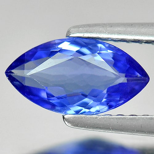Natural Blue Tanzanite 1.08 Ct. Clean Marquise Shape 9.7 x 5.2 Mm. Gemstone From Tanzania: Product ID: 807004327 Product Name: Natural Tanzanite Weight: 1.08 CT. Size: 9.7 x 5.2 x 3 MM. Shape: Marquise Color: Blue Clarity:IF Luster: Very Good Gems Origin: Tanzania Treatment: Heated Crystal