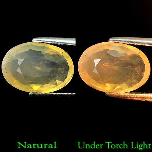 Natural Multi Color Opal 3.60 Ct. Oval Shape 13.7 x 9.6 Mm. Unheated Gemstone (1 of 3)