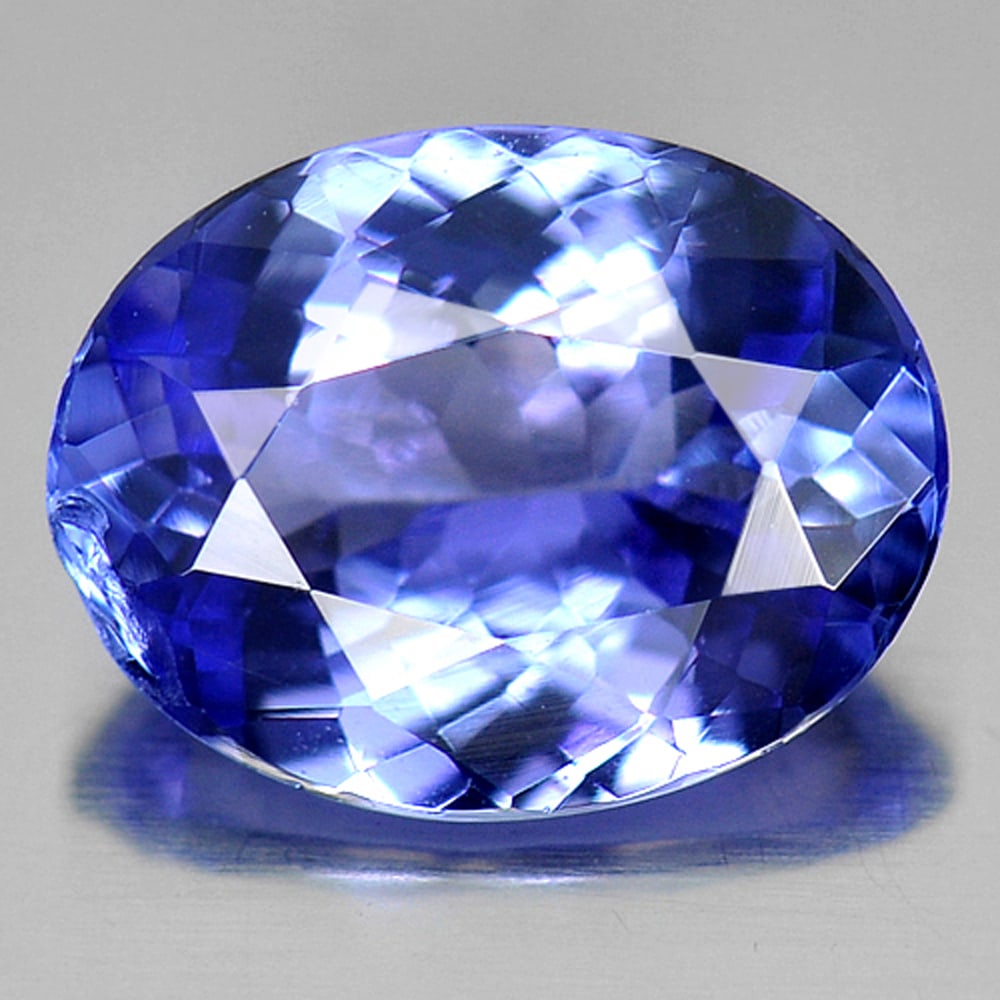Natural Violetish Blue Tanzanite 1.19 Ct. Oval Shape 8 x 6.1Mm. Gemstone From Tanzania: Product ID: 807009081 Product Name: Natural Tanzanite Weight: 1.19 CT. Size: 8 x 6.1 x 3.4 MM. Shape: Oval Color: Violetish Blue Clarity:VVS Luster: Good Gems Origin: Tanzania Treatment: Heated Crysta