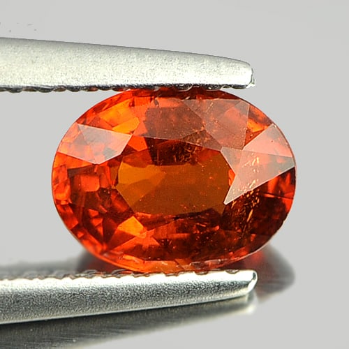 Natural Orange Spessartine Garnet 1.13 Ct. Oval Shape 6.8 x 5.2 Mm Gemstone From Nigeria: Product ID: 802922911 Product Name: Natural Spessartine Weight: 1.13 CT. Size: 6.8 x 5.2 x 3.5 MM. Shape: Oval Color: Orange Clarity:SI Luster: Good Gems Origin: Nigeria Treatment: Unheated Crystal St
