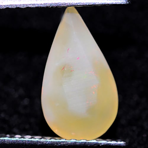 Natural Multi Color Opal 1.13 Ct. Pear Shape 11.5 x 6.5 Mm. Gemstone Unheated From Ethiopia (1 of 3)