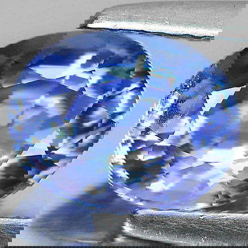 Certified Natural Violetish Blue Tanzanite 1.33 Ct Oval Shape 7.64 x 6.03 Mm Gemstone From Tanzania (1 of 4)