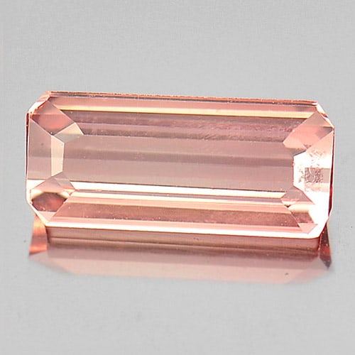 Natural Pink Tourmaline 1.04 Ct. Octagon Shape 9 x 4 x 3 Mm Gemstone From Nigeria (1 of 3)