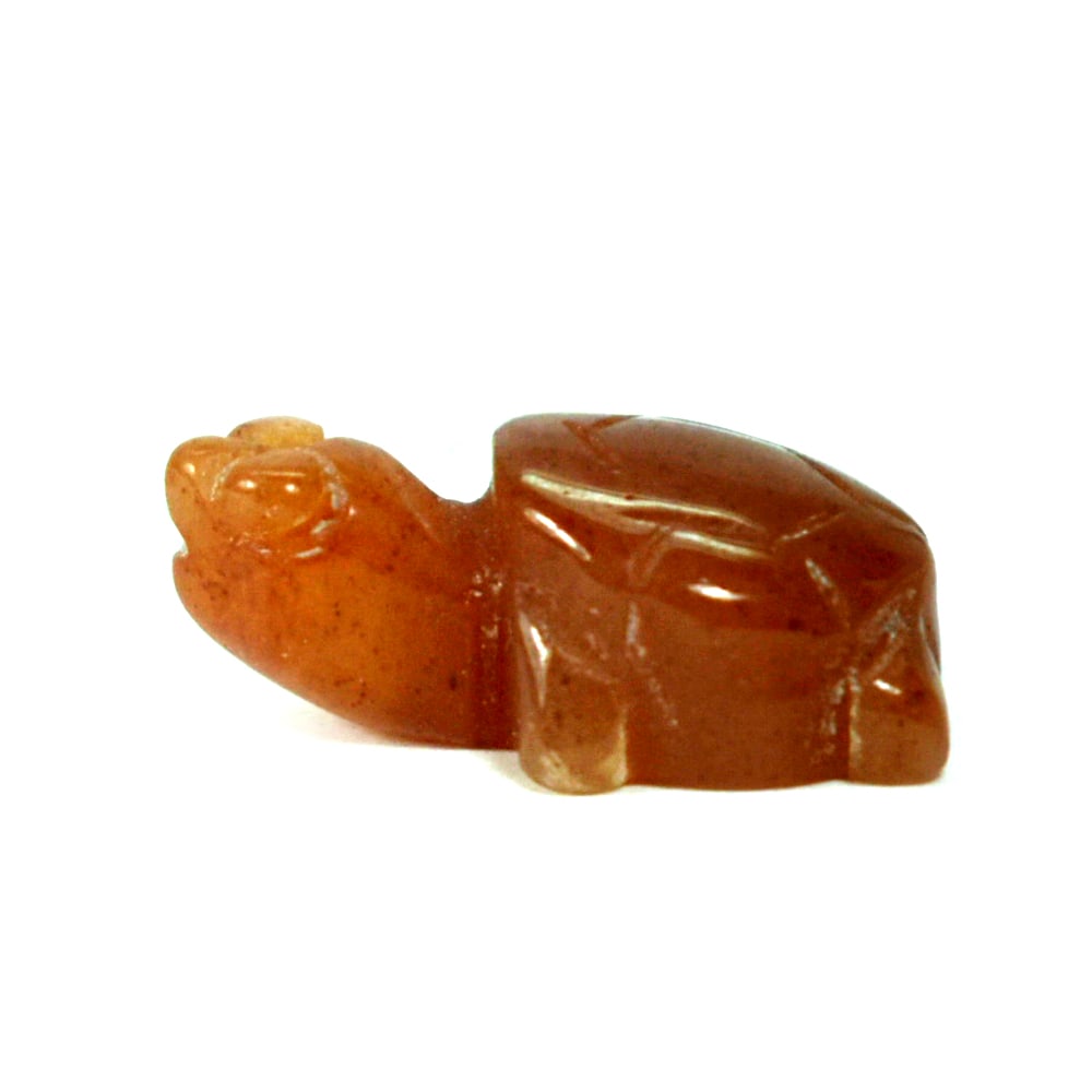 Natural Honey Jade 18.45 Ct. Turtle Carving Size 14 x 22 x 9 Mm.: Product ID: 818102508 Product Name: Natural Gemstones Weight: 18.45 CT. Size: 14 x 22 x 9 MM. Shape: Caving Color: brown Honey Clarity:Opaque Luster: Good Gems Origin: Burma Treatment: Unheated Crysta