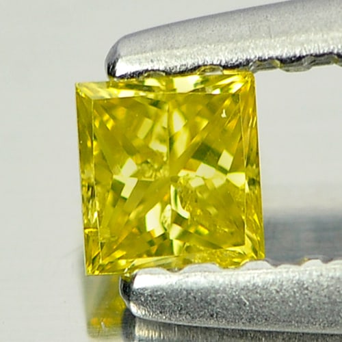 Natural Yellow Diamond 0.13 Ct. Square Princess Cut 3 x 2.8 Mm.: Product ID: 802103873 Product Name: Natural Enhanced Diamond Weight: 0.13 CT. Size: 3 x 2.8 x 1.9 MM. Shape: Square Princess Cut Color: Yellow Clarity:SI1 Luster: Scintillating Gems Origin: Belgium Tr