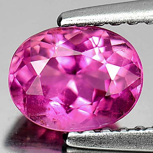 Natural Pink Tourmaline 0.87 Ct. Oval Shape 6.7 x 5.3 Mm. Gemstone Unheated From Nigeria (1 of 3)