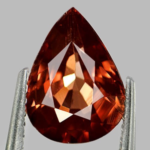 Natural Imperial Zircon 2.48 Ct Pear Shape 9.6 x 7 Mm. Gemstone Unheated From Tanzania (1 of 3)