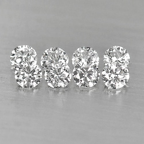 Natural Loose Diamond 0.17 Ct. 8 Pcs. Round Brilliant Cut 1.7 Mm. Beautiful Unheated: Product ID: 802102813 Product Name: Natural Natural Diamond Weight: 0.17 CT. Size: 1.7 x 1.7 x 1 MM. Shape: Round Brilliant Cut Color: D Clarity:VS Luster: Scintillating Gems Origin: Belgium Treatment