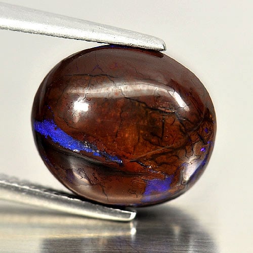 Natural Multi Color Flashing Boulder Opal 8.60 Ct. Free Form Cabochon Shape Gemstone From Australia (1 of 3)