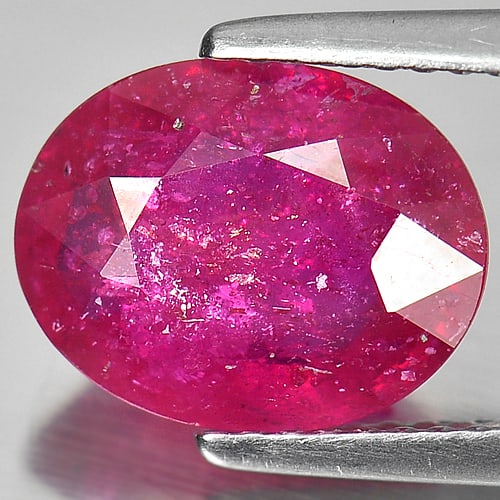 Natural Purplish Pink Ruby 4.00 Ct. Oval 10.9 x 8.5 Mm. Gemstone From Mozambique: Product ID: 805918000 Product Name: Natural Ruby Weight: 4.00 CT. Size: 10.9 x 8.5 x 4.5 MM. Shape: Oval Color: Purplish Pink Clarity:SI1 Luster: Good Gems Origin: Mozambique Treatment: Heated (Lead-g