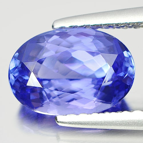 Natural Violetish Blue Tanzanite 1.81 Ct. VVS Oval Shape 9 x 6 x 4.2 Mm. Gemstone From Tanzania: Product ID: 807008964 Product Name: Natural Tanzanite Weight: 1.81 CT. Size: 9 x 6 x 4.2 MM. Shape: Oval Color: Purple Clarity:VVS Luster: Very Good Gems Origin: Tanzania Treatment: Heated Crystal Str