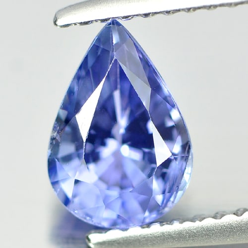 Natural Violetish Blue Tanzanite 1.20 Ct. Pear Shape 8.5 x 5.8 Mm Gemstone From Tanzania: Product ID: 807009227 Product Name: Natural Tanzanite Weight: 1.20 CT. Size: 8.5 x 5.8 x 4.1 MM. Shape: Pear Color: Violetish Blue Clarity:SI Luster: Good Gems Origin: Tanzania Treatment: Heated Cryst