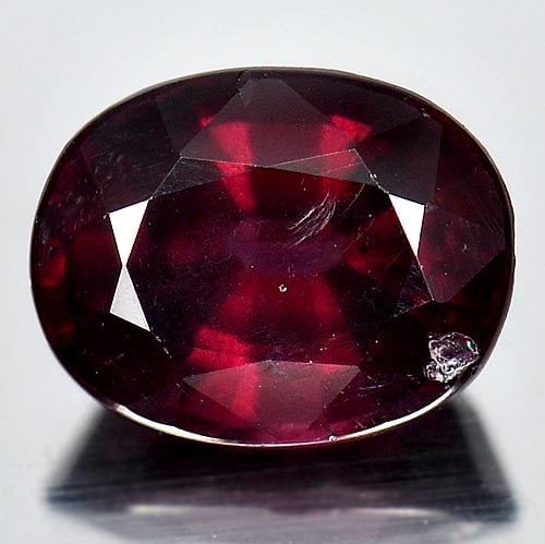 Natural Purple Pink Rhodolite Garnet 3.06 Ct. Oval Shape 9.1 x 7.2 Mm Gemstone from Madagascar: Product ID: 802914946 Product Name: Natural Rhodolite Weight: 3.06 CT. Size: 9.1 x 7.2 x 5.5 MM. Shape: Oval Color: Purple Pink Clarity:SI Luster: Good Gems Origin: Madagascar Treatment: Unheated Crys