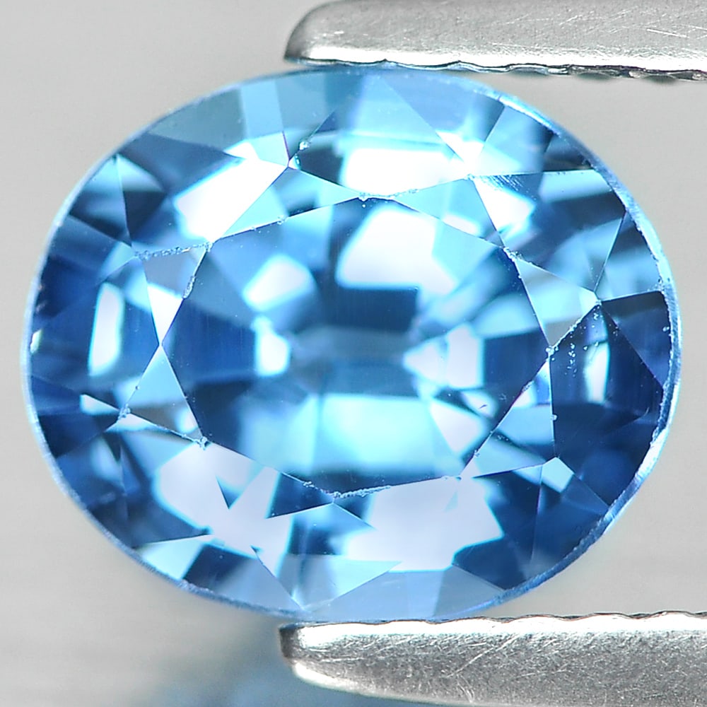 Natural Sky Blue Topaz 2.07 Ct. Oval Shape 8.4 x 7.2 Mm Gemstone From Brazil: Product ID: 807167319 Product Name: Natural Blue Topaz Weight: 2.07 CT. Size: 8.4 x 7.2 x 4.7 MM. Shape: Oval Color: Sky Blue Clarity:SI1 Luster: Good Gems Origin: Brazil Treatment: Treated Crystal St