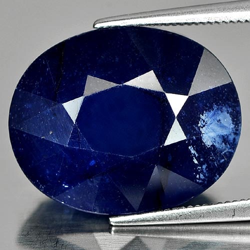 Natural Blue Sapphire 20.07 Ct. Oval Shape 18.5 x 15 Mm Gemstone From Madagascar: Product ID: 806010400 Product Name: Natural Blue Sapphire Weight: 20.07 CT. Size: 18.5 x 15 x 8 MM. Shape: Oval Color: Blue Clarity:Semi - Transparent Luster: Good Gems Origin: Madagascar Treatment: H
