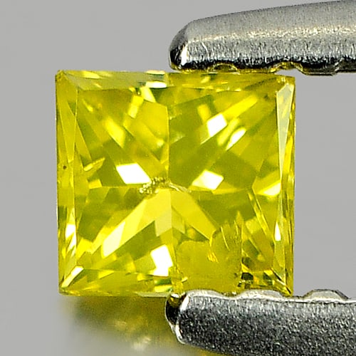 Natural Yellow Loose Diamond 0.18 Ct. Square Princess Cut 3 Mm From Belgium: Product ID: 802103772 Product Name: Natural Enhanced Diamond Weight: 0.18 CT. Size: 3 x 3 x 2 MM. Shape: Square Princess Cut Color: Yellow Clarity:SI1 Luster: Good Gems Origin: Belgium Treatment: Trea